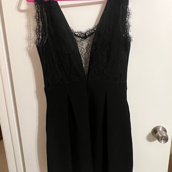 BCBGENERATION Black Lace Detail Dress 8 - Picture 4 of 7